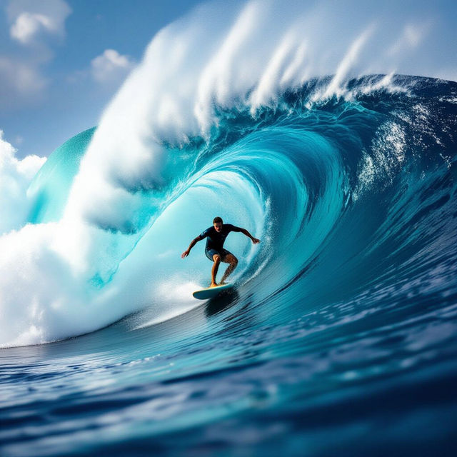 Olympics Surfing Pictures - AI Generated gallery