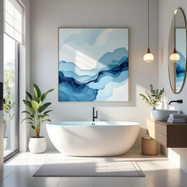 Small Bathroom Wall Art Ideas gallery