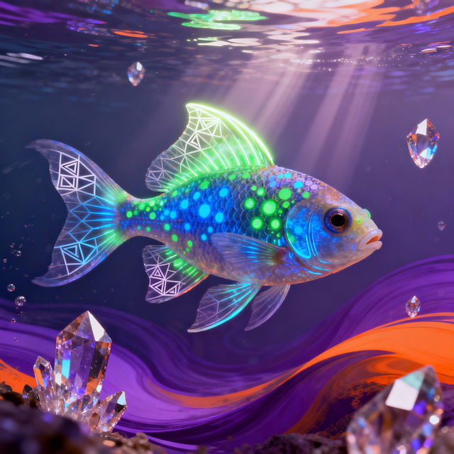 Cool Fish Drawings - Made With AI gallery