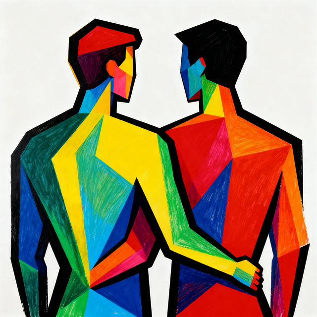 Back To Back Drawing Art gallery