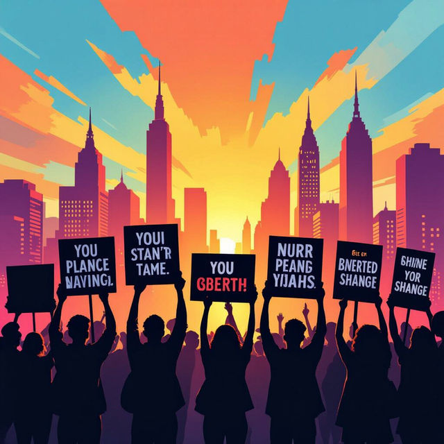 Protest Art Examples - Created With AI gallery