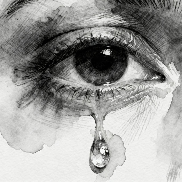 Eye Crying Drawings - Made With AI gallery