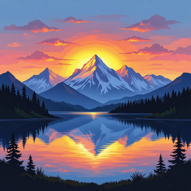 Generate Stunning AI Landscape Art gallery