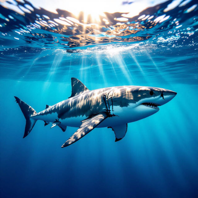 Images Of Sharks - Generated By AI gallery