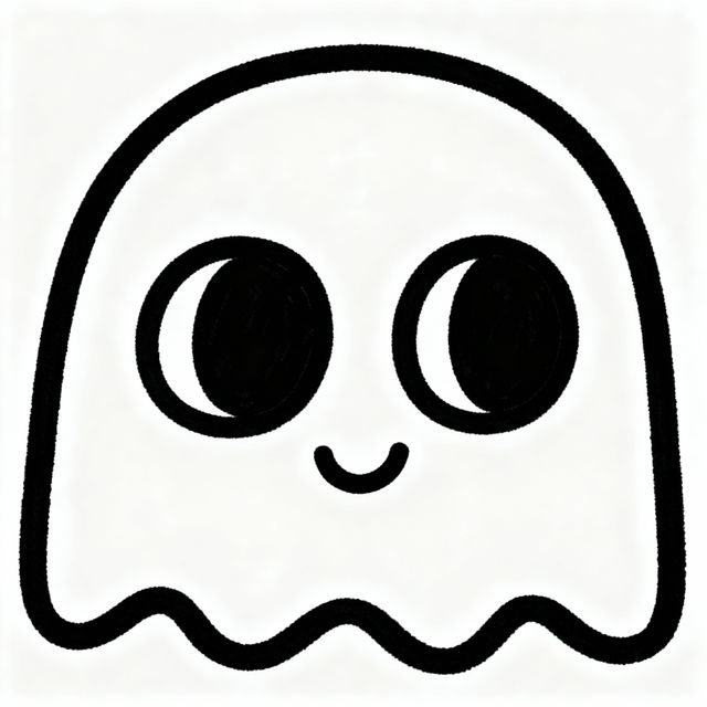Easy Ghost Face Drawing gallery