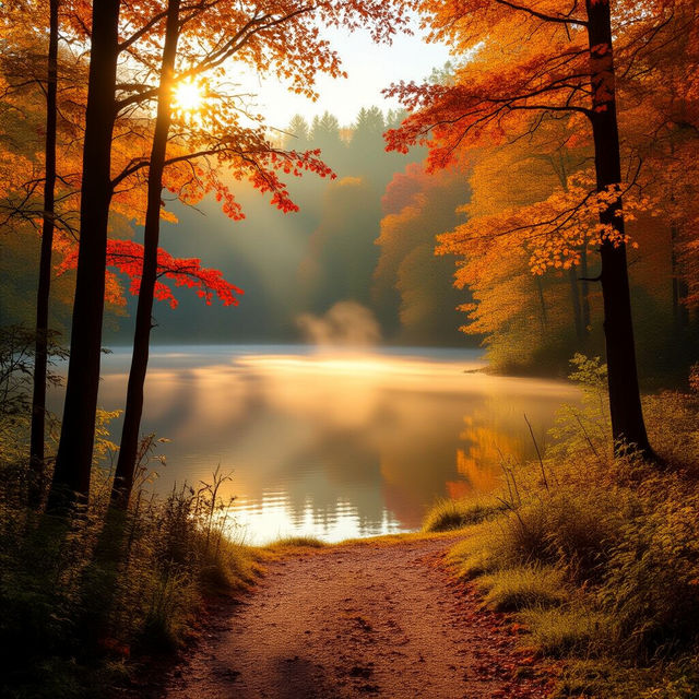 Fall Morning Images - AI Generated gallery