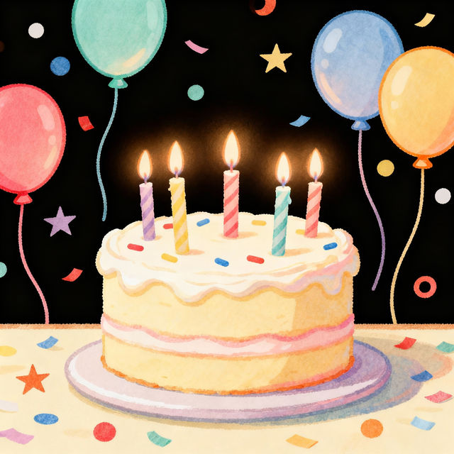 Easy Birthday Drawings gallery