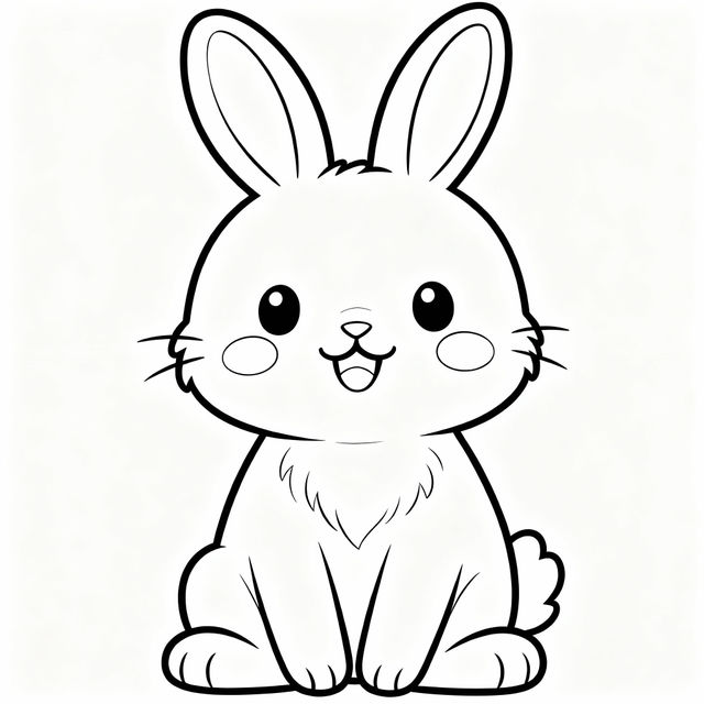 Bunny Picture To Color gallery