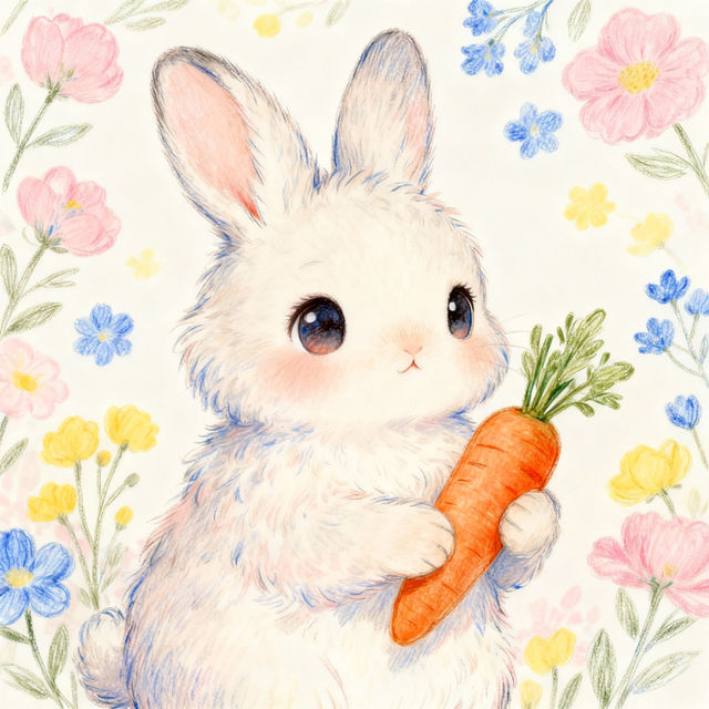 Cute Bunny Drawings gallery