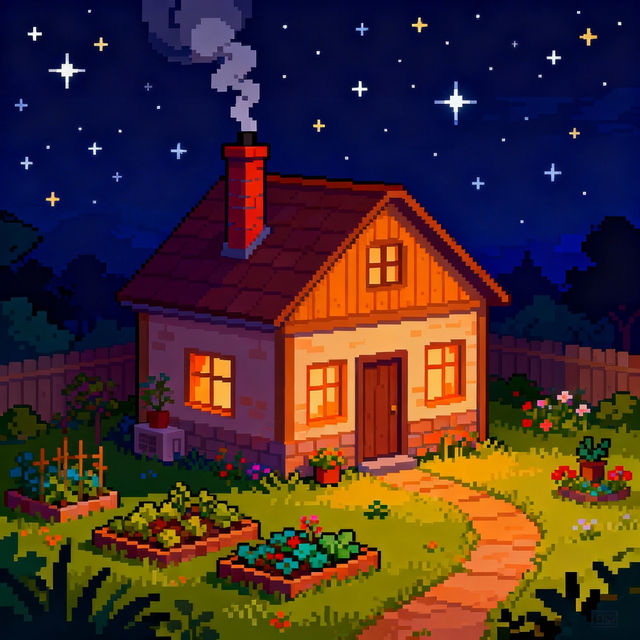 Pixel Art House gallery