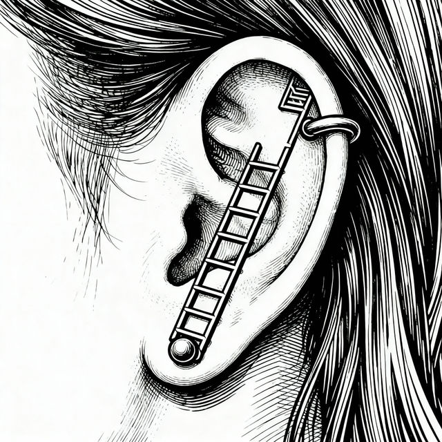 Jacob's Ladder Piercing Drawings gallery