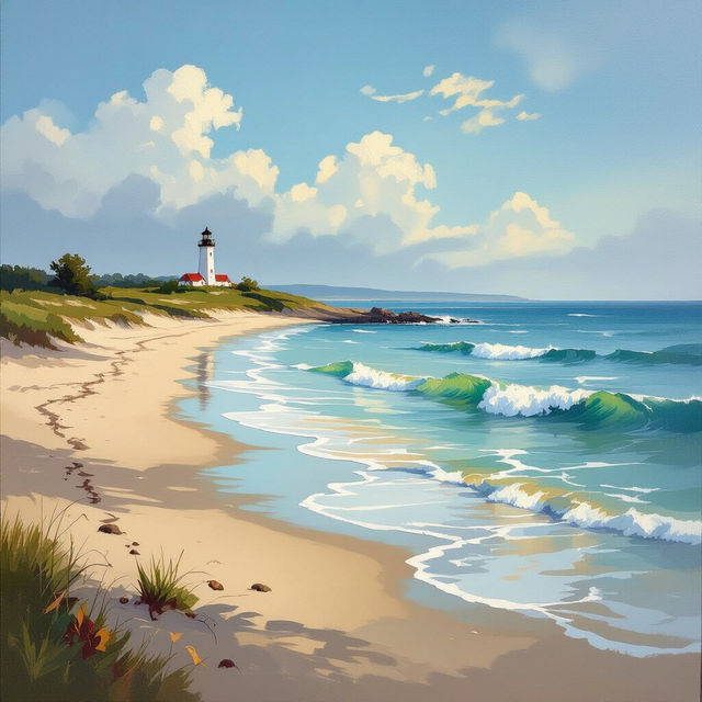 Coastal Art Prints - AI Generated gallery