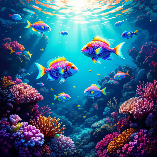 Explore Stunning Fish Art Created with AI gallery
