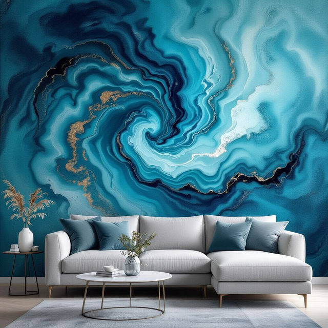 Blue Wallpaper Peel and Stick gallery