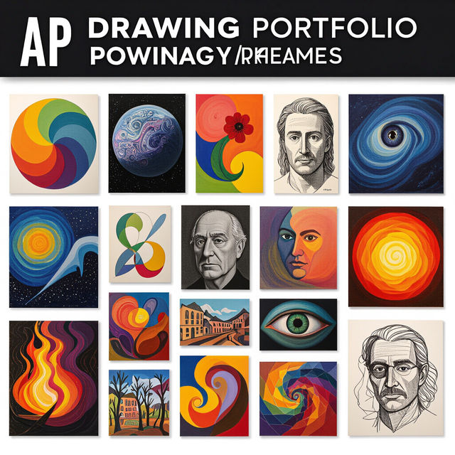 AP Drawing Portfolio Examples gallery