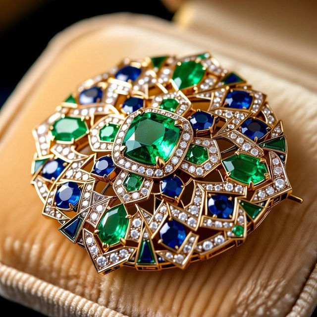 Art Deco Brooch Art gallery