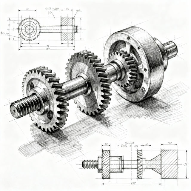 Mechanical Drawing Pencil Art gallery