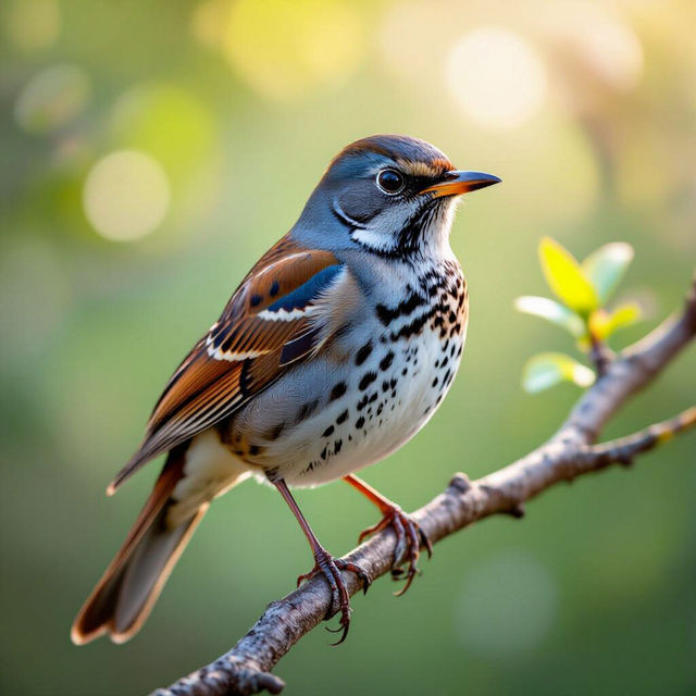 Thrush Bird Images - Created With AI gallery