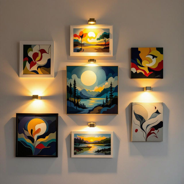 Battery Operated Art Lights gallery