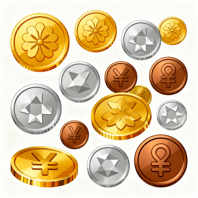 Coin Clip Art - AI Generated gallery