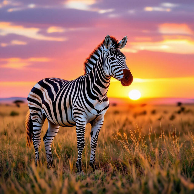 Picture Of A Zebra - Made With AI gallery