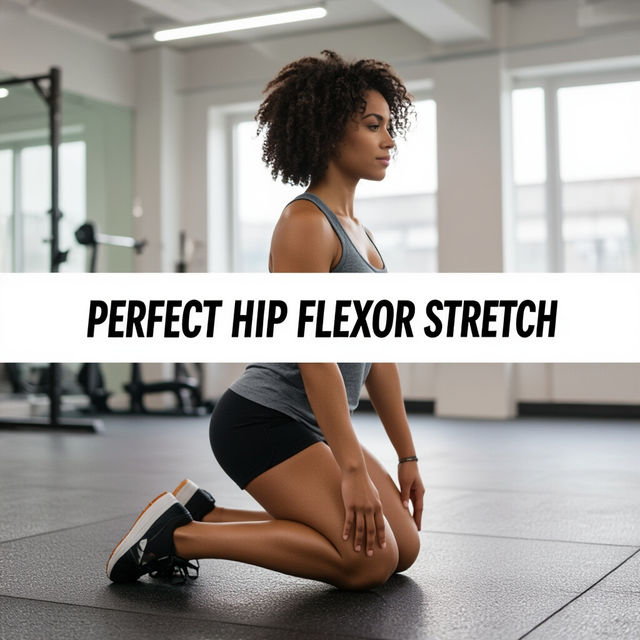 Kneeling Hip Flexor Stretch Images gallery