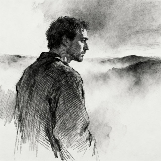 Man Standing Drawing gallery