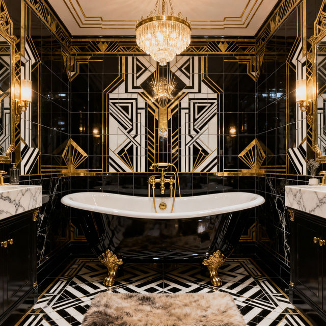Art Deco Bathroom Tiles gallery