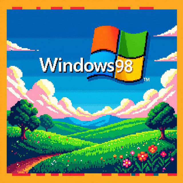 Windows 98 Wallpapers - Retro AI Art gallery