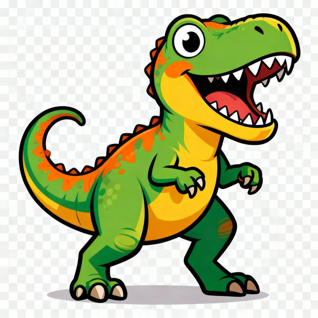 T Rex Clip Art - Made With AI gallery