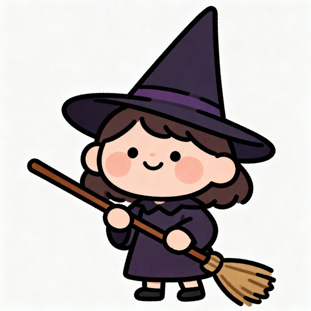 Easy Witch Drawings - Made With AI gallery
