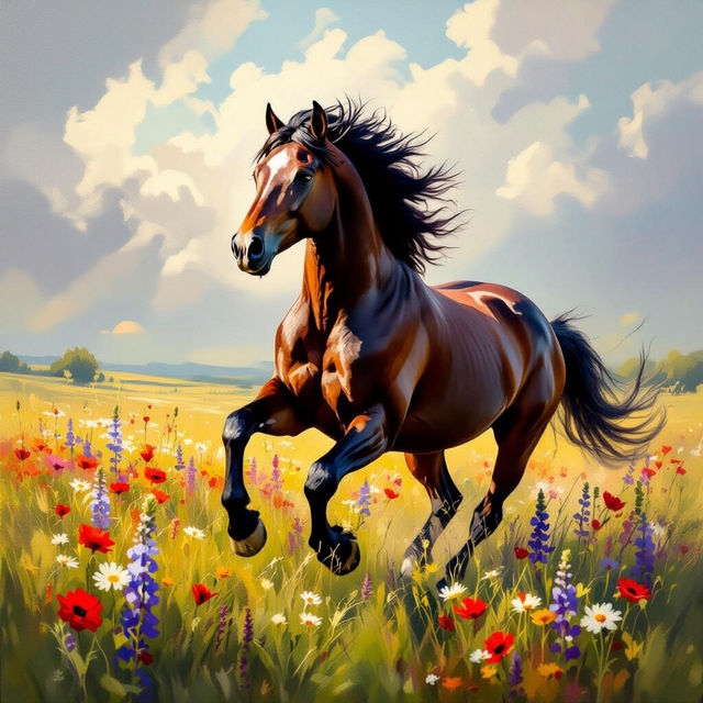 Canvas Art Horses gallery