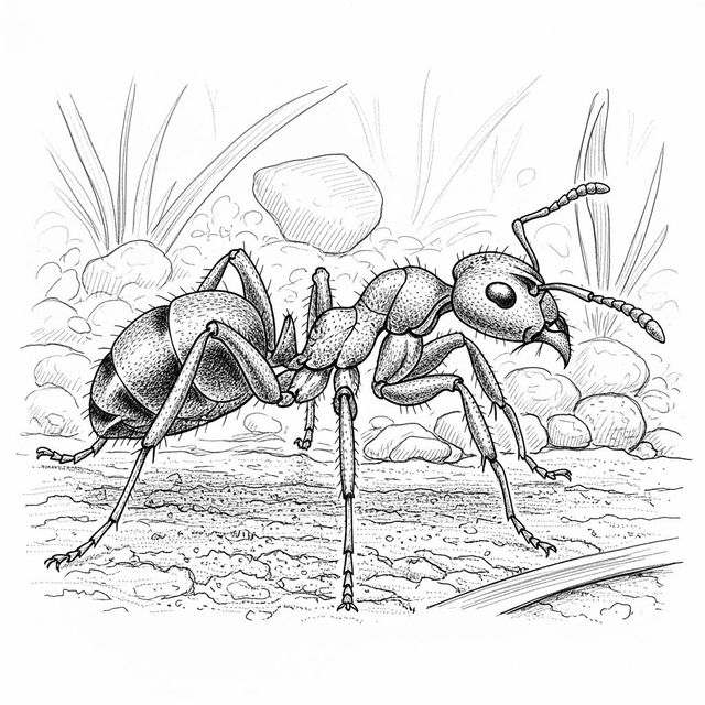 Explore Ant Drawings Created With AI gallery