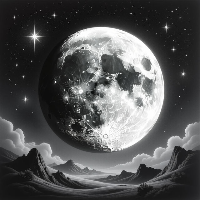 Moon Drawings - AI Generated Art gallery