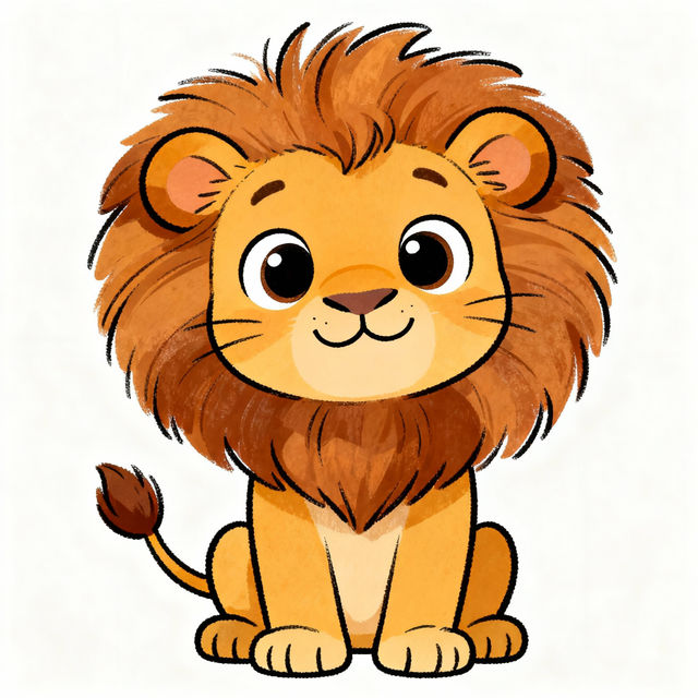 Lion Drawing Easy For Kids gallery