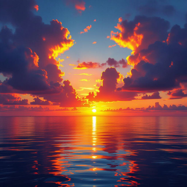 Beautiful Sunset Images - Made With AI gallery