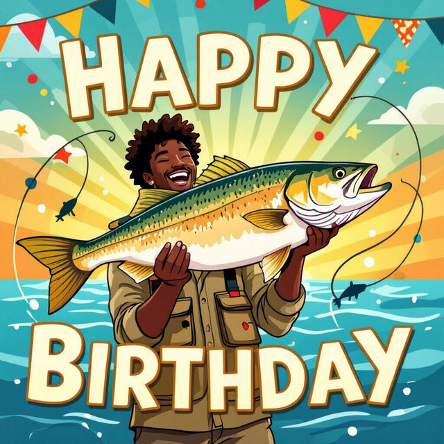 Happy Birthday Fishing Images gallery