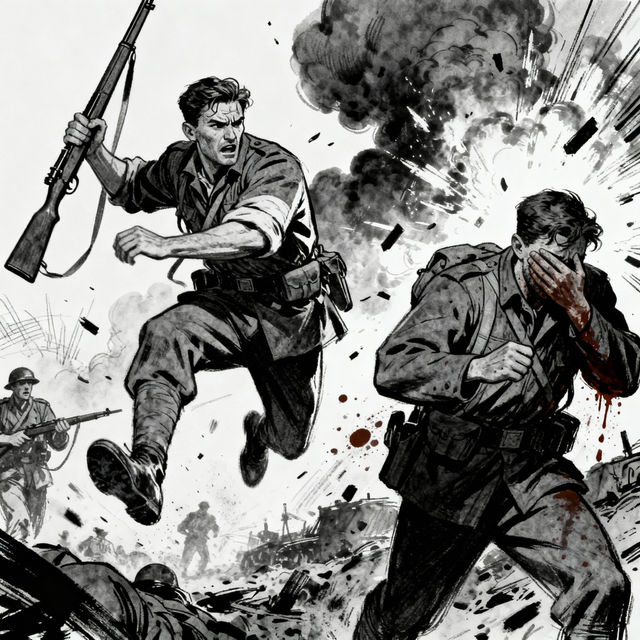 Easy War Drawings - Created with AI gallery