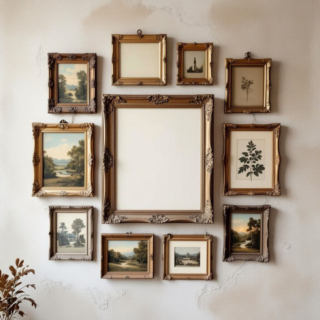 Picture Frame Collage Wall Art gallery