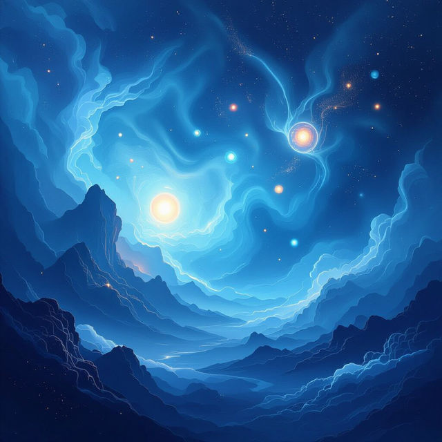 Blue Aesthetic Wallpapers - AI Generated gallery