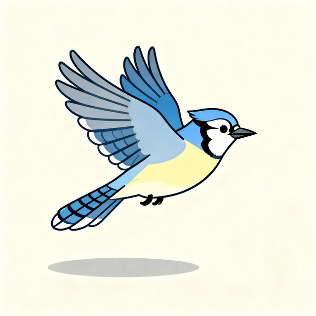Easy Blue Jay Drawing gallery