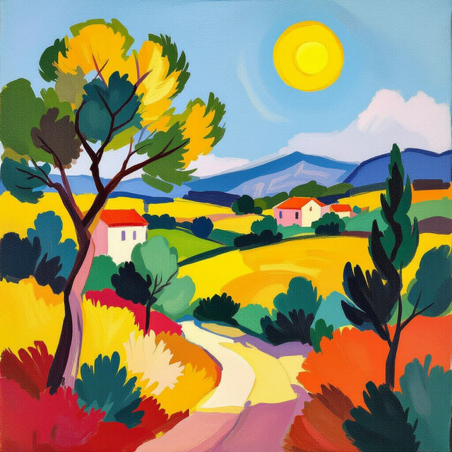 Explore Henri Matisse Art Inspired by AI gallery