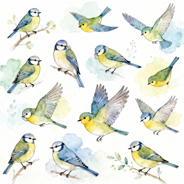 Easy Bird Drawings gallery