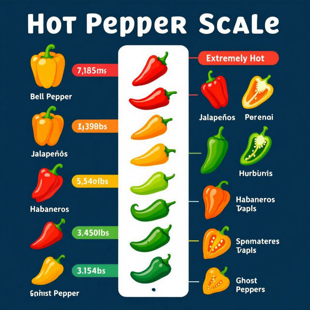 Hot Pepper Scale with Pictures gallery