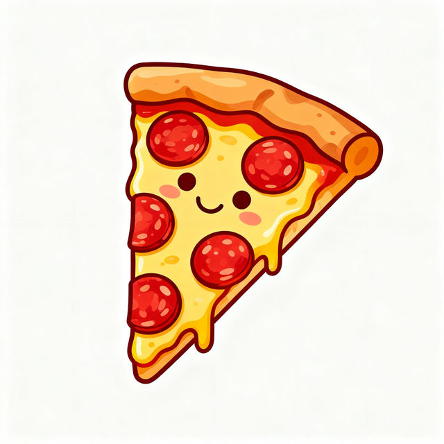 Easy Pizza Drawings gallery