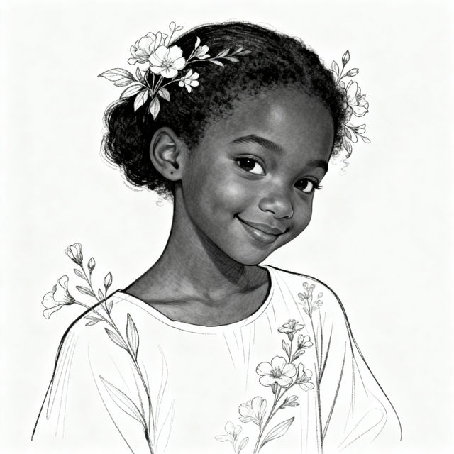 Easy Black Girl Drawings gallery