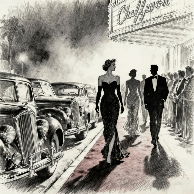 Hollywood Drawings - AI Generated Art gallery
