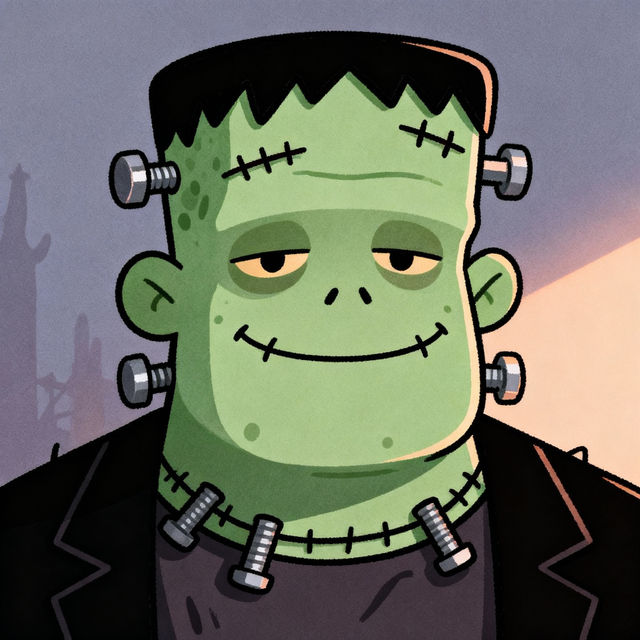 Easy Frankenstein Drawing gallery