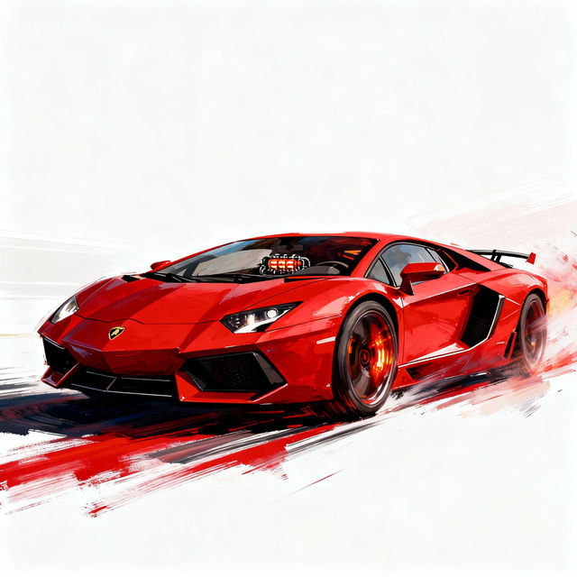 Car Drawing: Lamborghini gallery