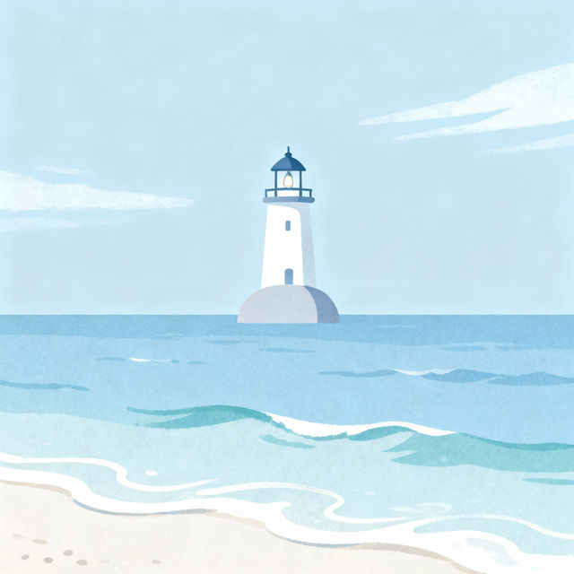 Easy Lighthouse Drawings - AI Generated gallery